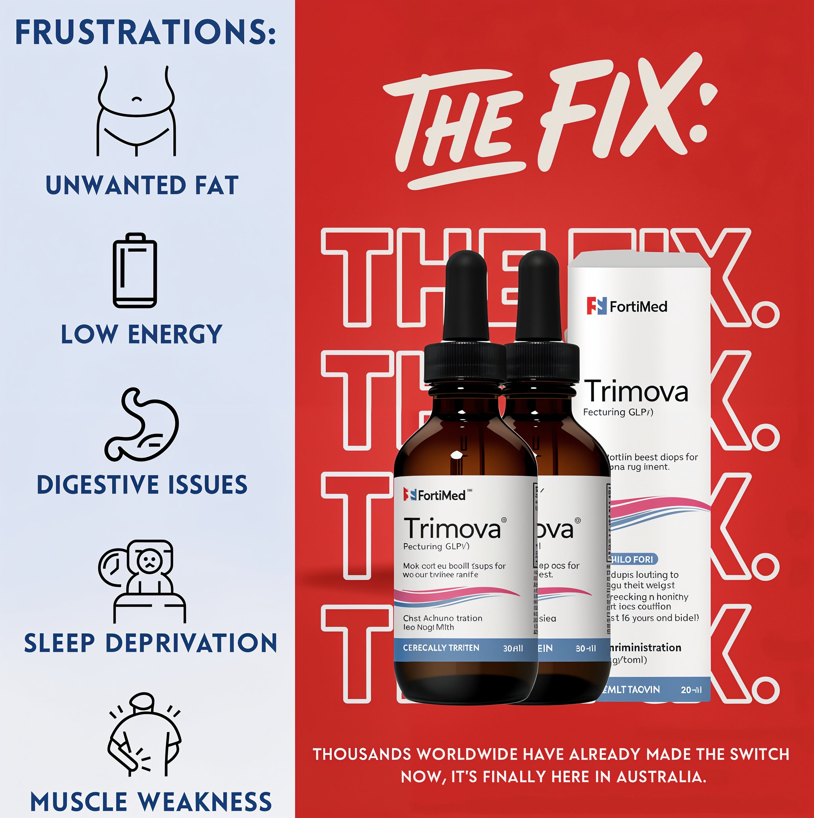 Trimova - Weight Loss Drops (x8 Bottles)